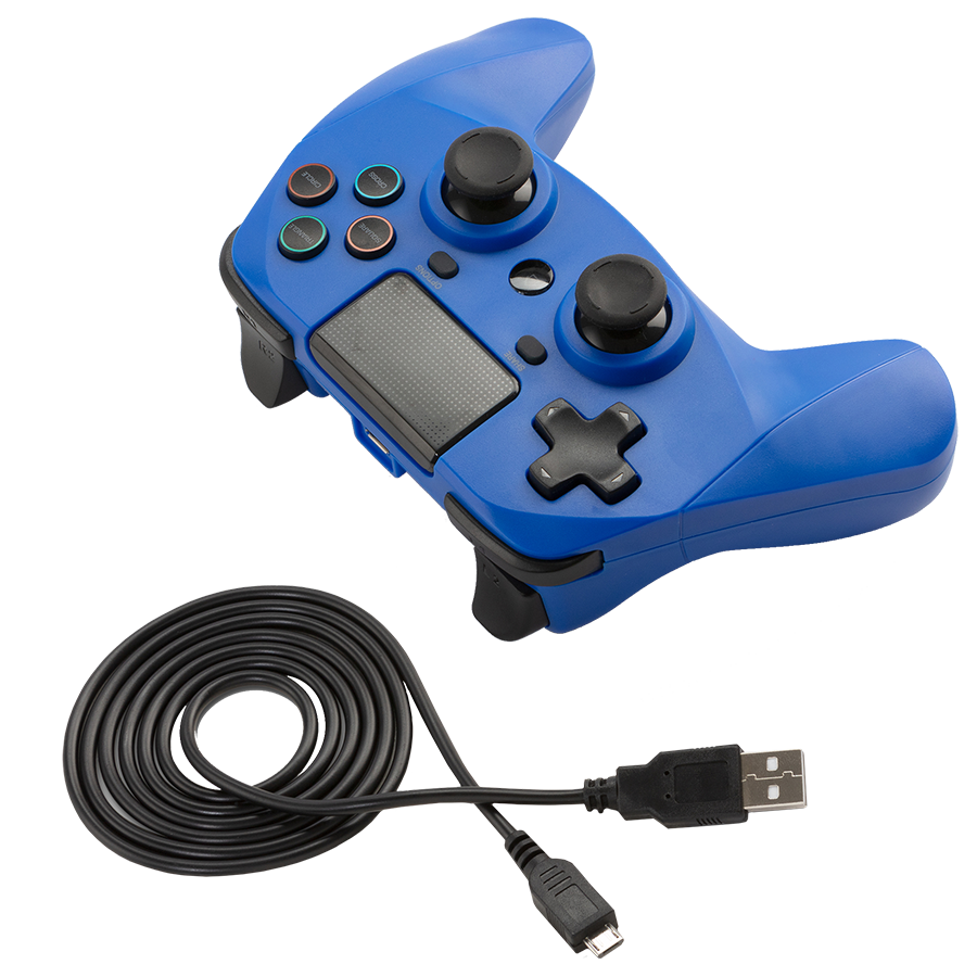 SONY PS4 GamePad Game Pad 4 S Wireless Blue Blau snakebyte