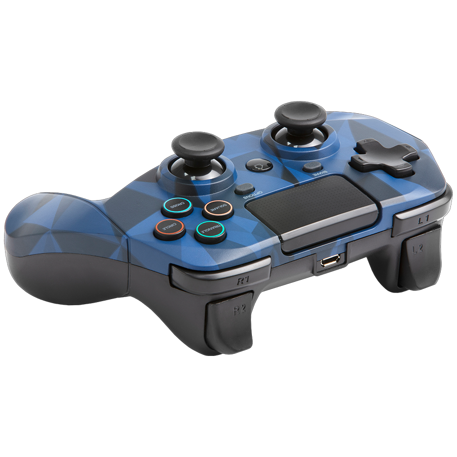 SONY PS4 Wireless Camo Blue Controller snakebyte